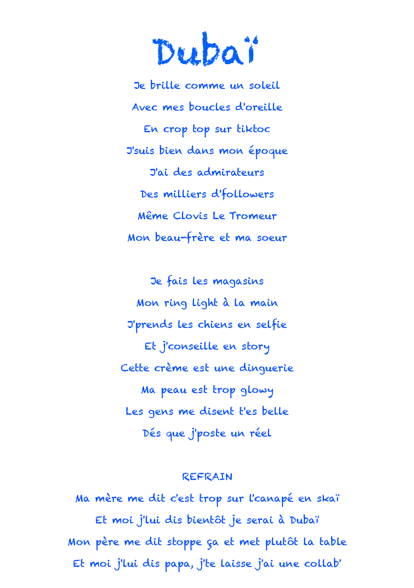 SPEEDRUN CHANSON